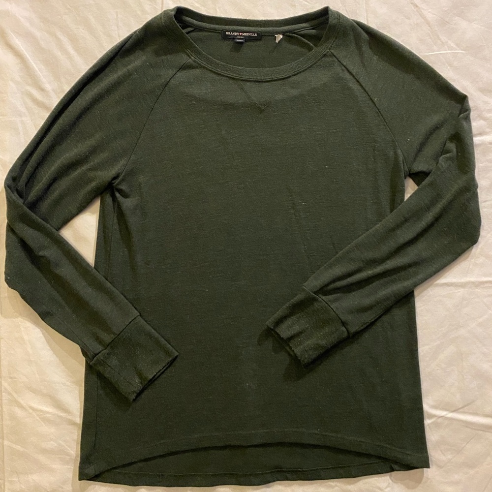 Brandy Melville Green Long Sleeve